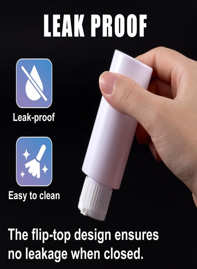 SmallCat 4 Pcs Flip Top Bottles with Flip Top Caps, 2 Oz Small Plastic Bottles for Liquids, Plastic Squeeze Bottle, Travel Squeeze Bottle for Premium Costmetic, Conditioner, Shampoo (White) - Image 4